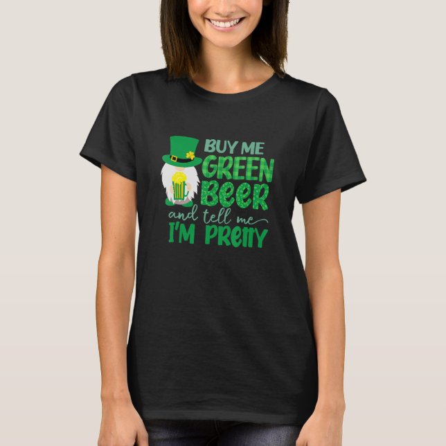 Leopard Print Saint Patricku2019s Day Top Green Be (Vorderseite)