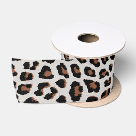 Leopard Print Satinband