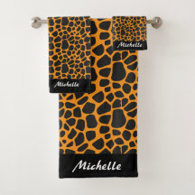 Leopard Print, schwarz