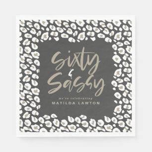 leopard print sechzig und sass Party modern Serviette