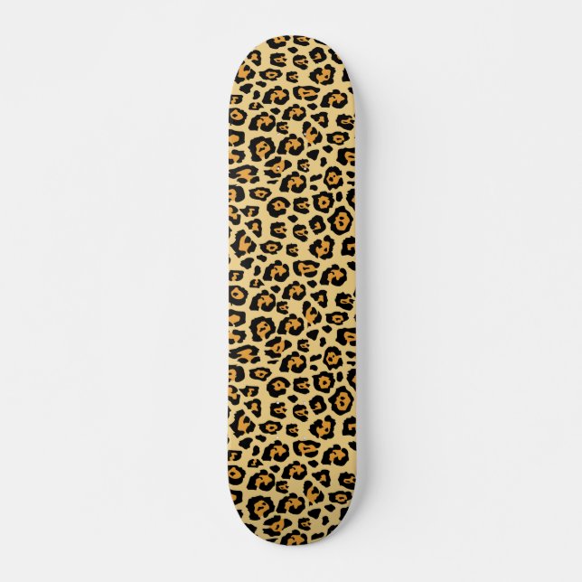 Leopard Print Skateboard (Vorne)