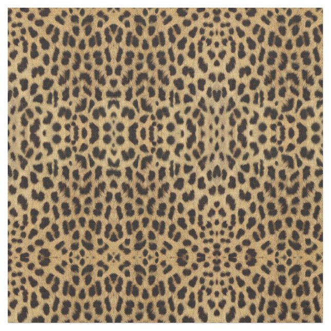 Leopard Print Stoff (Nahaufnahme)