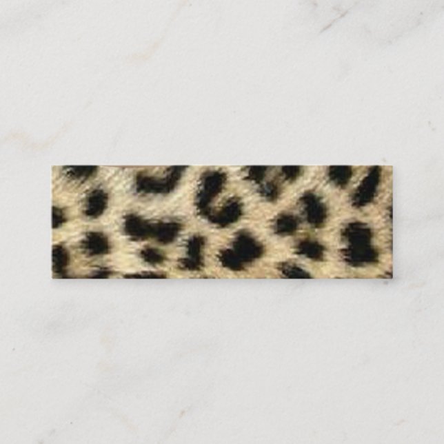 Leopard Print Tag (Vorderseite)