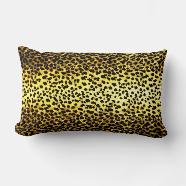 Leopard Print Tapes Lendenkissen (Vorderseite)