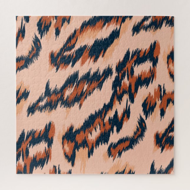 Leopard Print: Textil Nahtlos Design. (Vertikal)