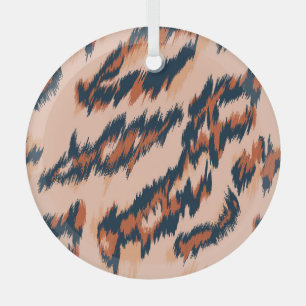 Leopard Print: Textil Nahtlos Design. Ornament Aus Glas