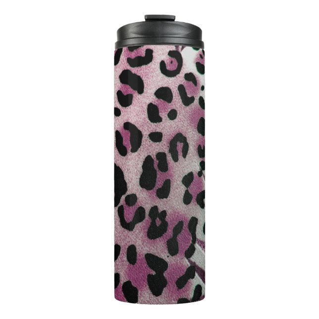 Leopard Print Thermosbecher (Vorderseite)