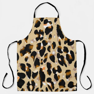 Leopard Print: Tiermustergülle Schürze