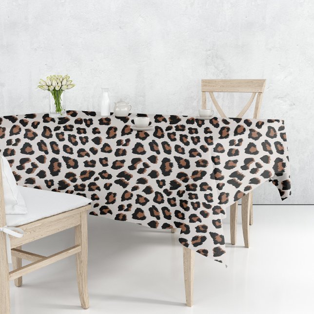 Leopard Print Tischdecke (Leopard Print Tablecloth by Looly Elzayat
)