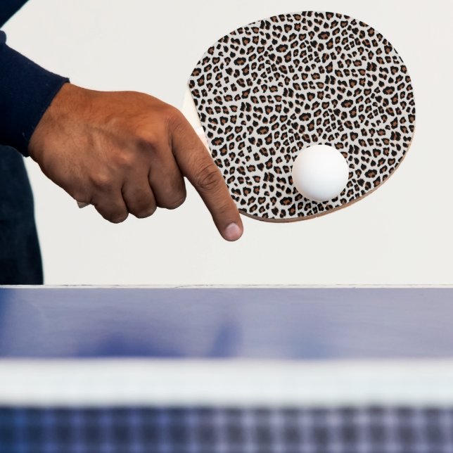 Leopard Print Tischtennis Schläger (InSitu)