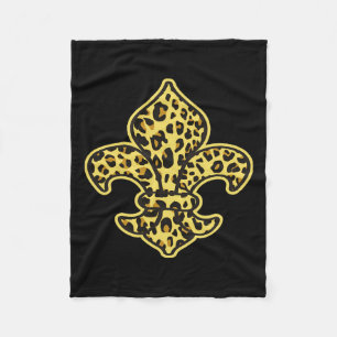 Leopard Print Trendy Fashion Animal Muster Fleur Fleecedecke