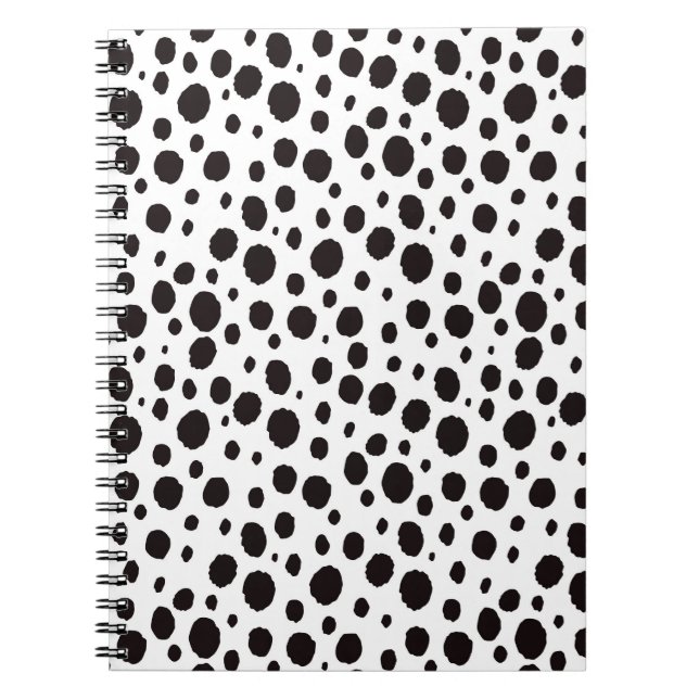 Leopard Print Vintag Nahtlos Design Notizblock (Vorderseite)