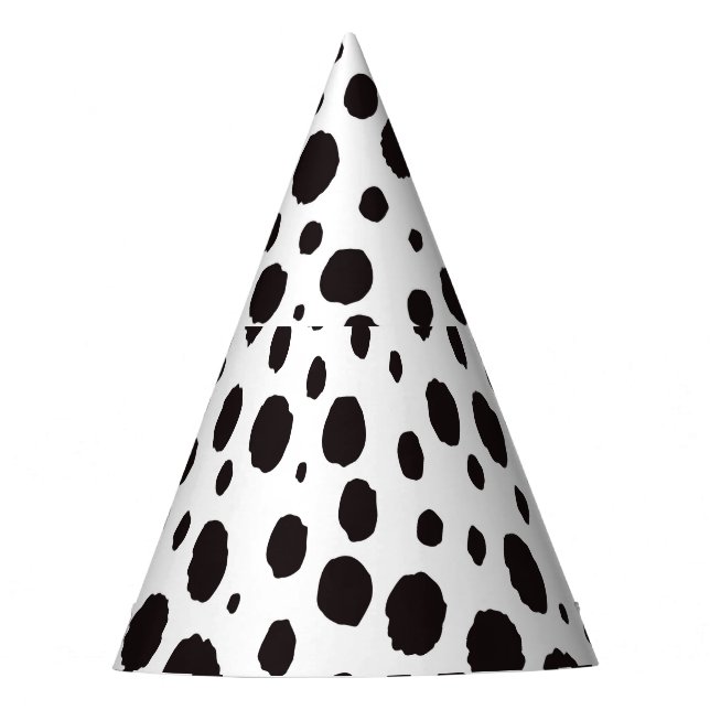 Leopard Print Vintag Nahtlos Design Partyhütchen (Vorderseite)