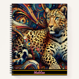 Leopard Puls: Lebendes Dschungel-Erlebnis Notizbuch