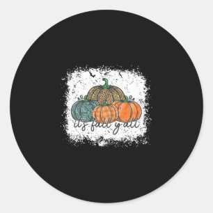 Leopard Pumpkin Herbst Herbst Erntedank Runder Aufkleber