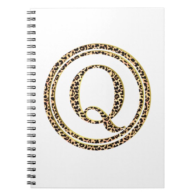 Leopard Q Notizblock (Vorderseite)