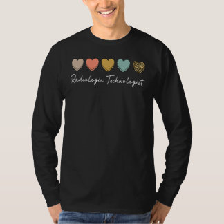 Leopard Radiologie Rad Röntgen Tech Radiologie Tec T-Shirt