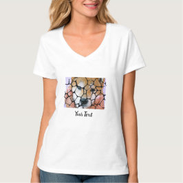 Leopard-Rahmen für personalisierte Haustiere Foto T-Shirt