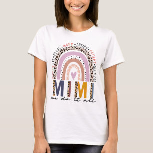 Leopard Rainbow Mimi Life, gesegnet Mimi T-Shirt