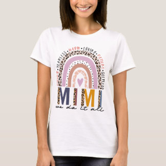 Leopard Rainbow Mimi Life, gesegnet Mimi T-Shirt