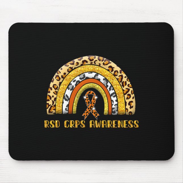 Leopard Rainbow Rsd Crps Warrior Mousepad (Vorne)