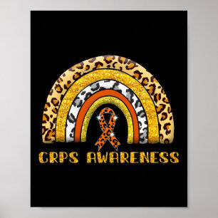 Leopard Regenbogen CRPS Krieger Poster
