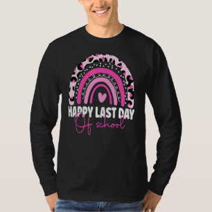 Leopard-Regenbogenlehrer Niedlicher Glückwunsch le T-Shirt