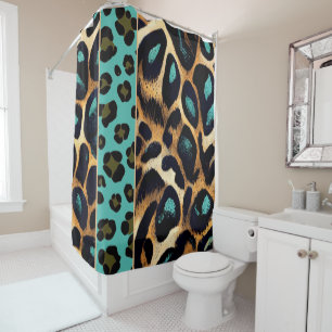 Leopard - Rideau de douche