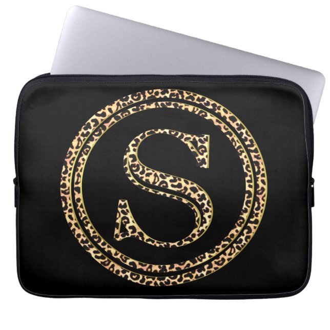 Leopard S Laptopschutzhülle (Vorderseite)