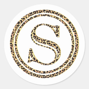 Leopard S Runder Aufkleber