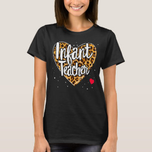Leopard-Säugling-Lehrerin tritt zurück zum Schulun T-Shirt