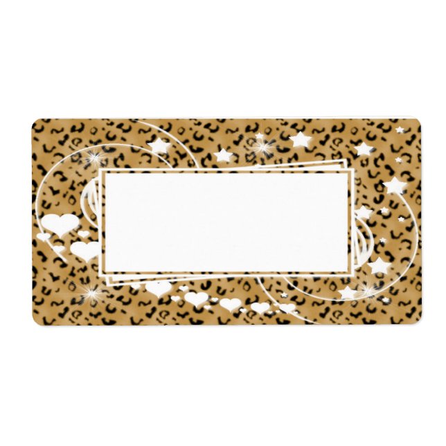 Leopard schießt Herzen und Sterne (Vorne)