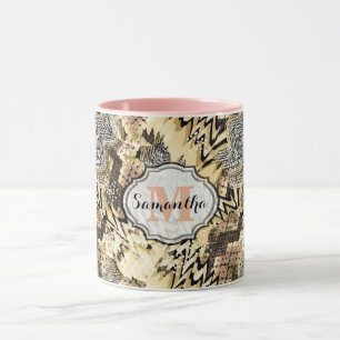 Leopard, Schlange Tasse