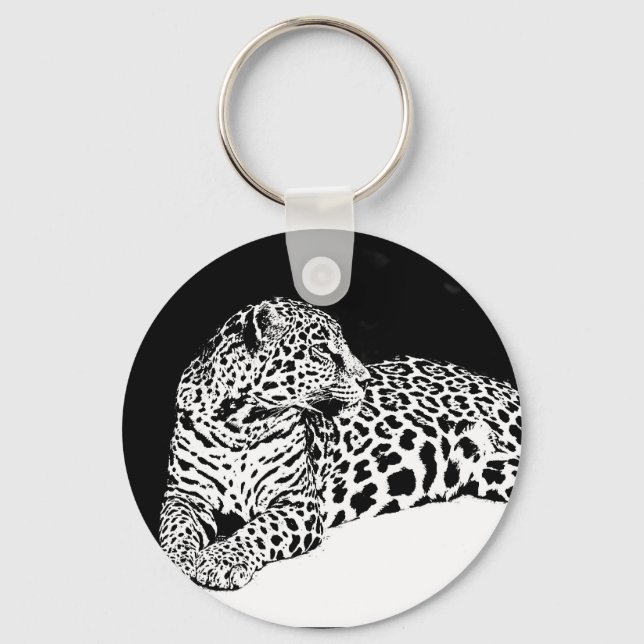 Leopard Schlüsselanhänger (Vorderseite)