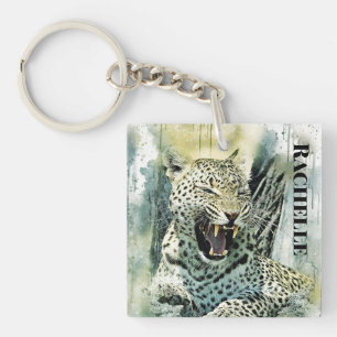 Leopard Schlüsselanhänger