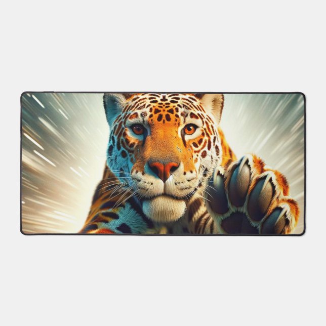 Leopard Schreibtischunterlage (Vorderseite)