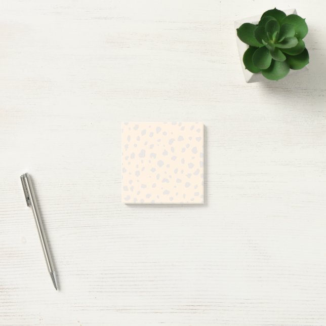 Leopard Schwarzes Orange Wildtier Hautschmelz Post-it Klebezettel (Büro)