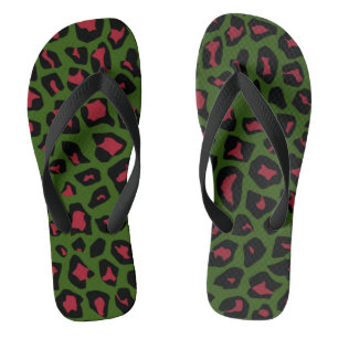 Leopard Seamless Muster Flip Flops