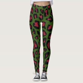 Leopard Seamless Muster Leggings