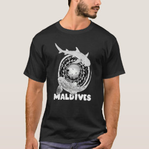 Leopard Shark Whitetip Reef Shark Maldives Tauchen T-Shirt