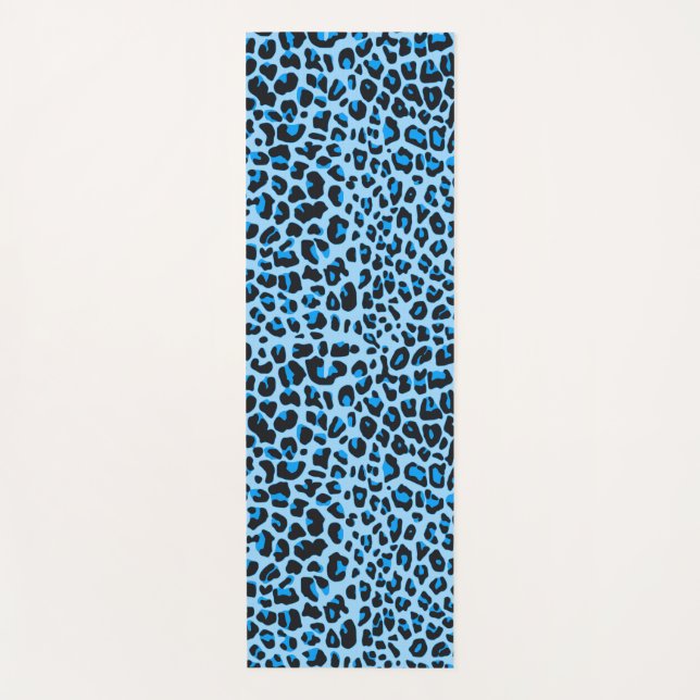 Leopard Skin A-D Optionen Yogamatte (Vorderseite)