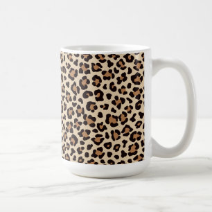 Leopard Skin Fur Muster Kaffeetasse