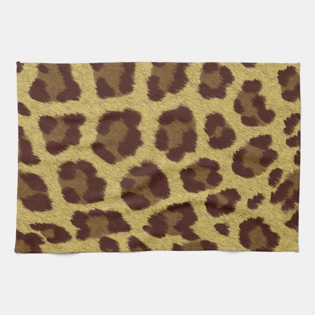Leopard Skin Handtuch (Horizontal)
