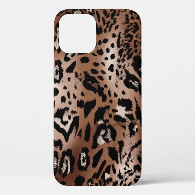 Leopard-Skin-Illustration nahtlos Muster  Case-Mate iPhone Hülle (Rückseite)
