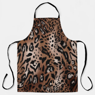 Leopard-Skin-Illustration nahtlos Muster Schürze