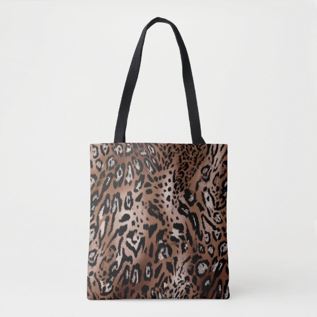 Leopard-Skin-Illustration nahtlos Muster  Tasche (Vorderseite)