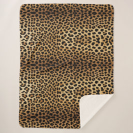 Leopard Skin Pattern Sherpadecke