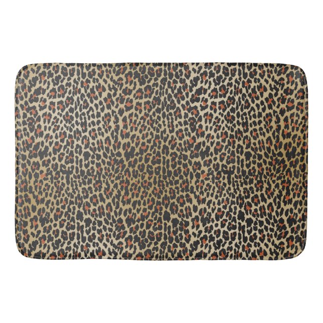 Leopard Skin Print Badematte (Vorderseite)