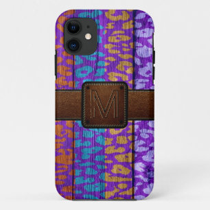 Leopard Skin Wood Brown Leather Look title_seo2