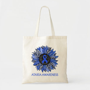 Leopard Sonnenblume Ataxia Bewusstsein Blauer Schl Tragetasche
